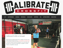 Tablet Screenshot of calibratedtraining.com